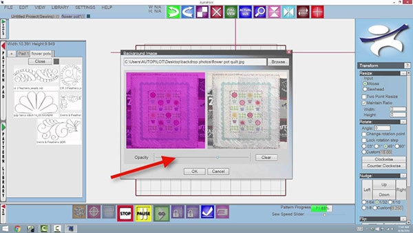 Background Photo, Draw, and Multiple Projects